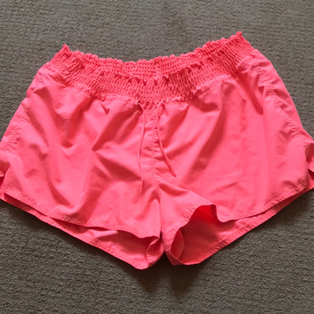 Neon swim shorts